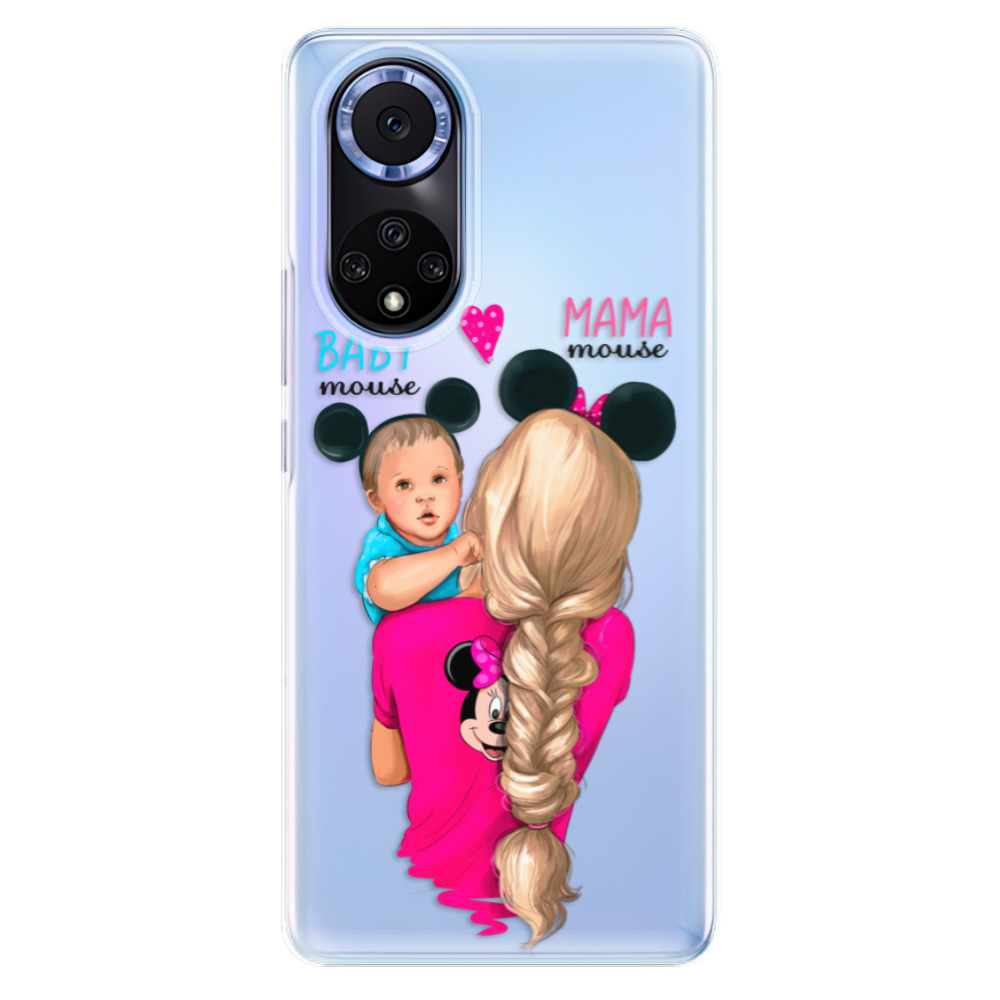 Odolné silikónové puzdro iSaprio - Mama Mouse Blonde and Boy - Huawei Nova 9
