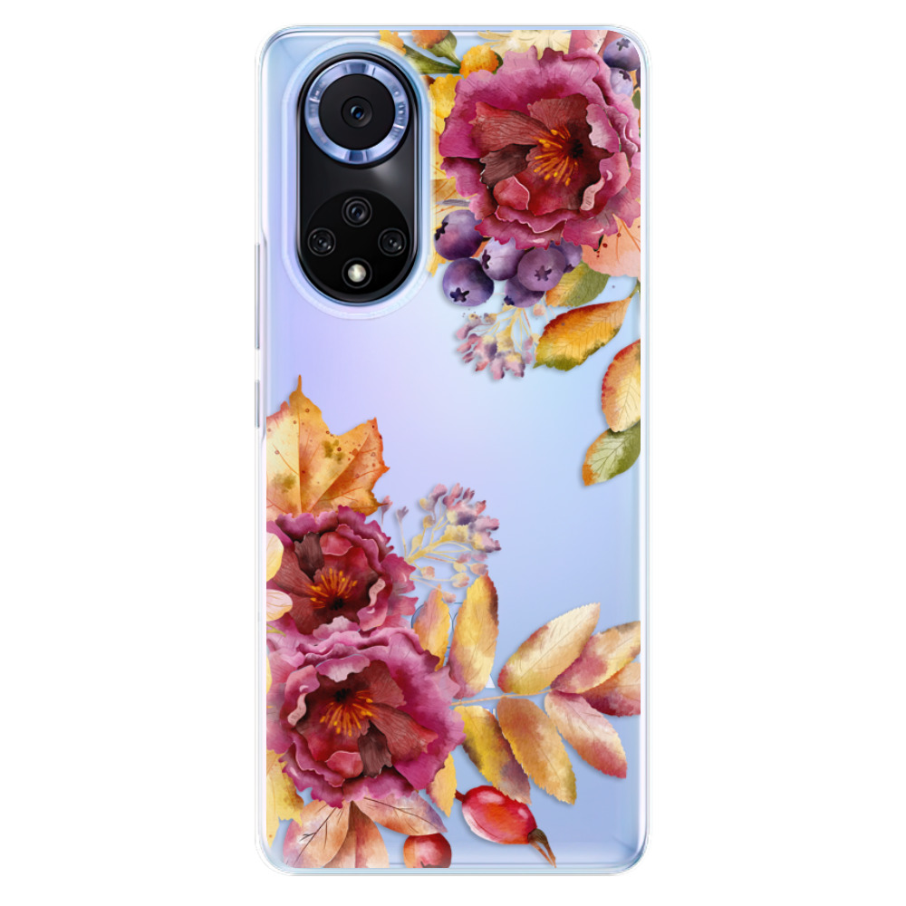 Odolné silikónové puzdro iSaprio - Fall Flowers - Huawei Nova 9