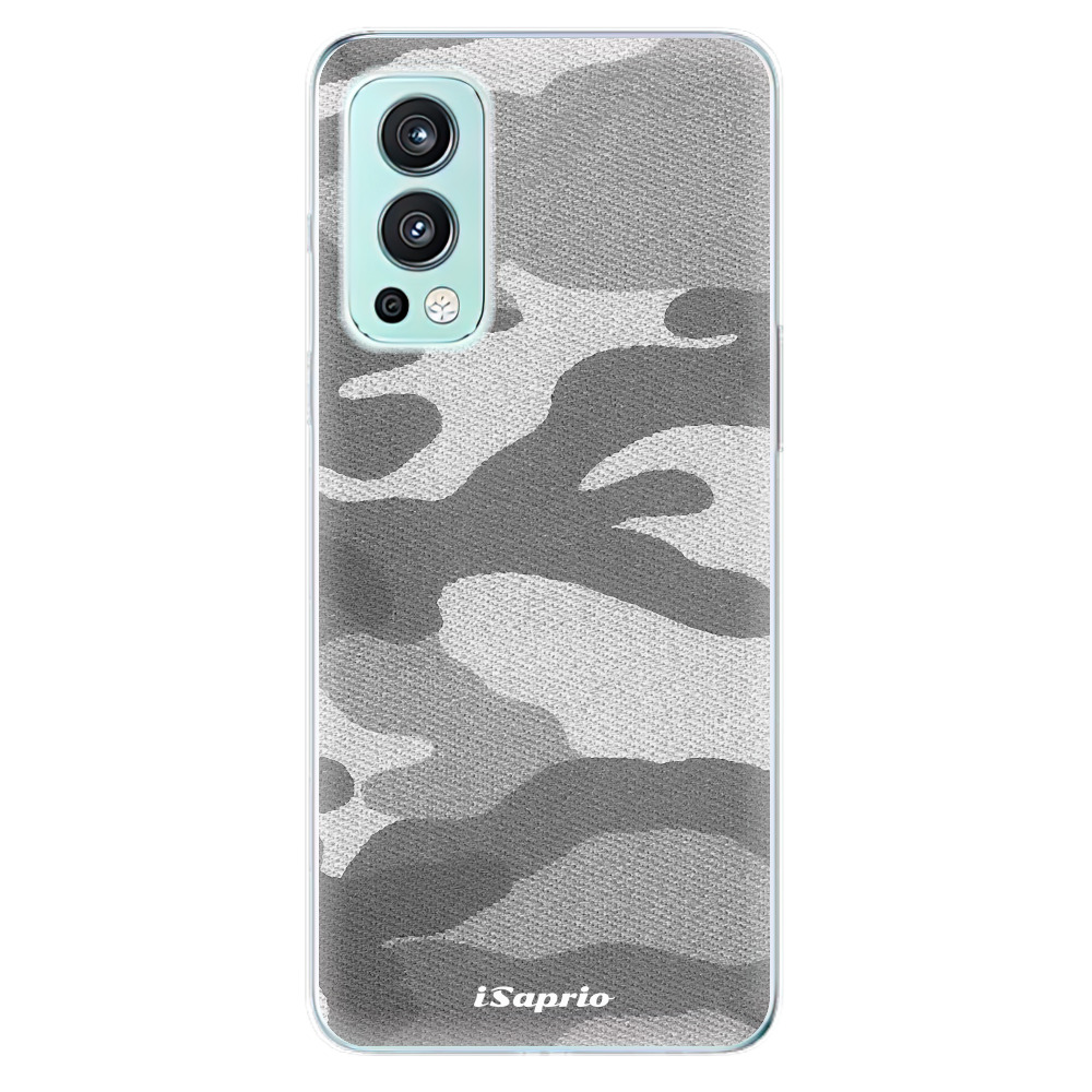 Odolné silikónové puzdro iSaprio - Gray Camuflage 02 - OnePlus Nord 2 5G