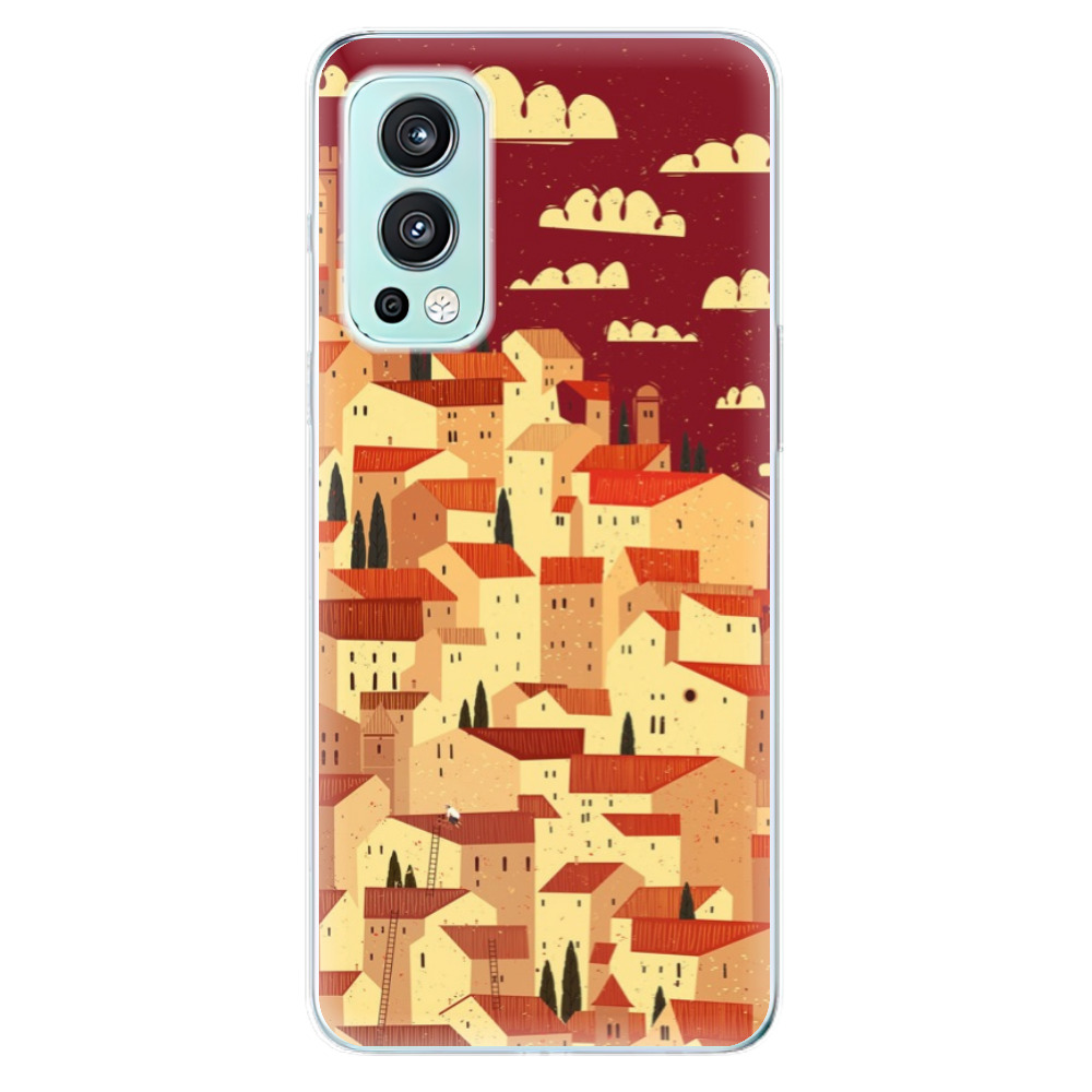 Odolné silikónové puzdro iSaprio - Mountain City - OnePlus Nord 2 5G