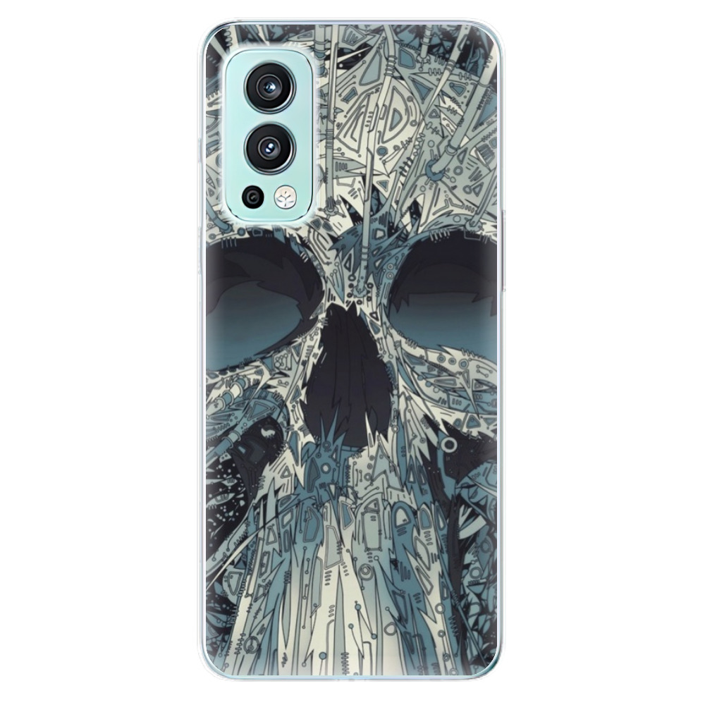 Odolné silikónové puzdro iSaprio - Abstract Skull - OnePlus Nord 2 5G