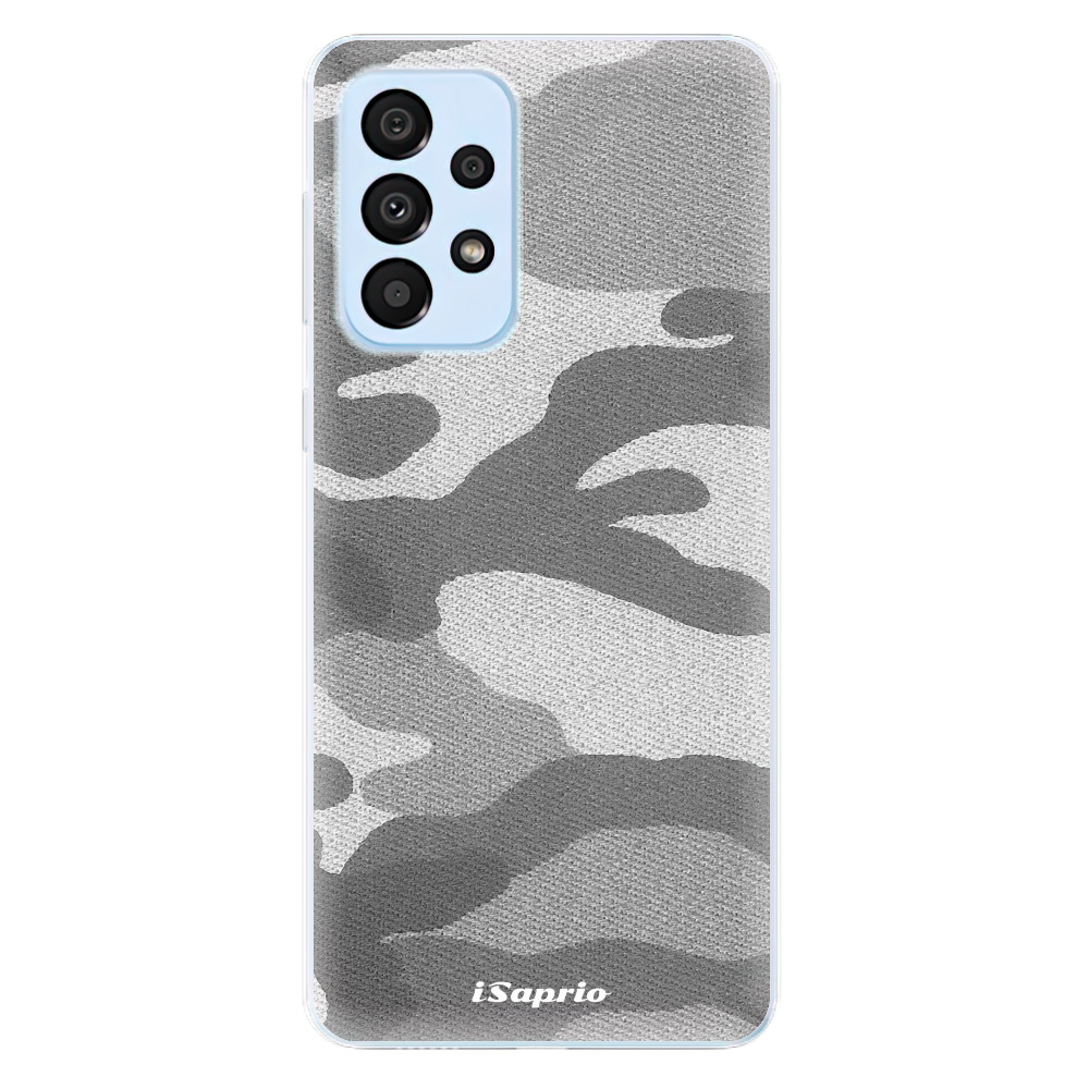 Odolné silikónové puzdro iSaprio - Gray Camuflage 02 - Samsung Galaxy A33 5G