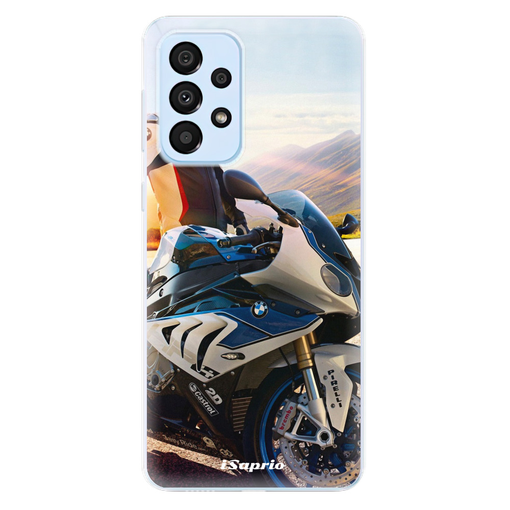 Odolné silikónové puzdro iSaprio - Motorcycle 10 - Samsung Galaxy A33 5G