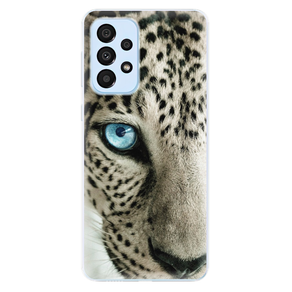 Odolné silikónové puzdro iSaprio - White Panther - Samsung Galaxy A33 5G
