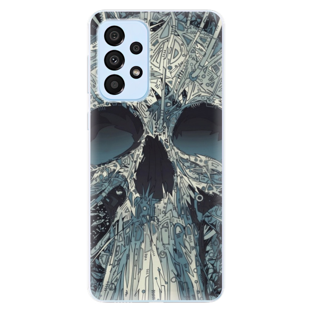 Odolné silikónové puzdro iSaprio - Abstract Skull - Samsung Galaxy A33 5G