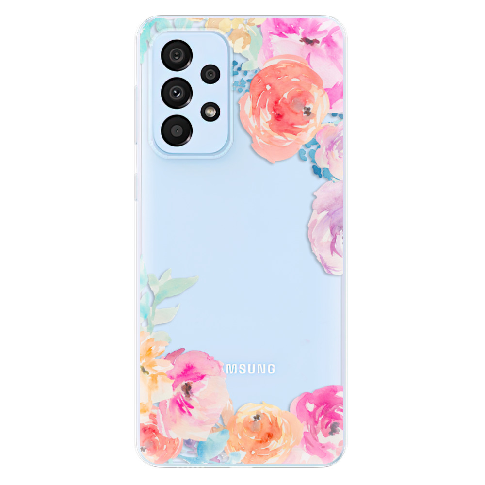 Odolné silikónové puzdro iSaprio - Flower Brush - Samsung Galaxy A33 5G