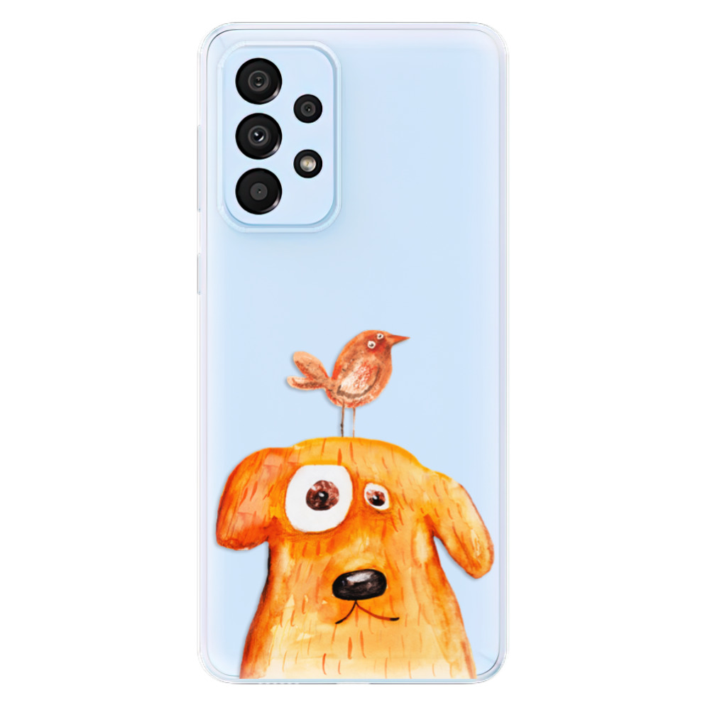 Odolné silikónové puzdro iSaprio - Dog And Bird - Samsung Galaxy A33 5G