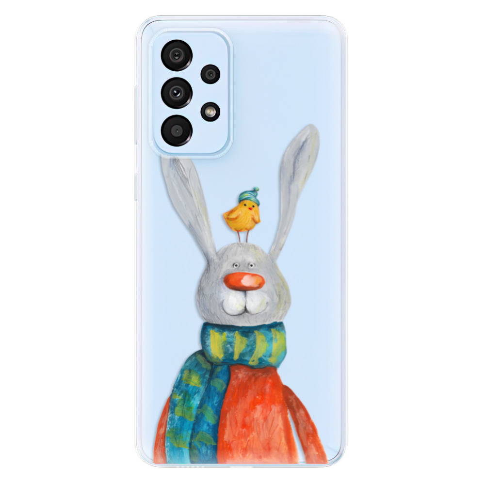 Odolné silikónové puzdro iSaprio - Rabbit And Bird - Samsung Galaxy A33 5G