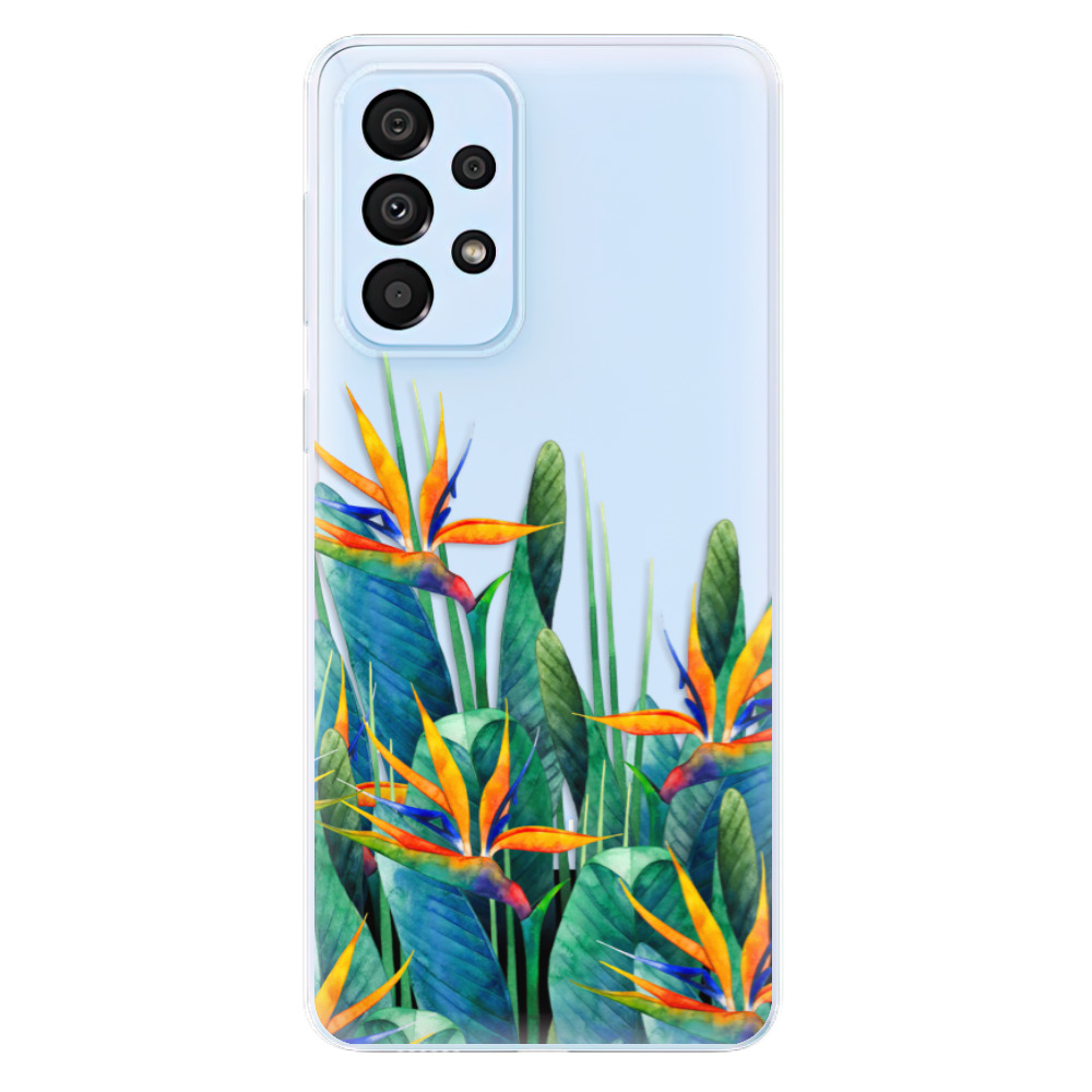 Odolné silikónové puzdro iSaprio - Exotic Flowers - Samsung Galaxy A33 5G