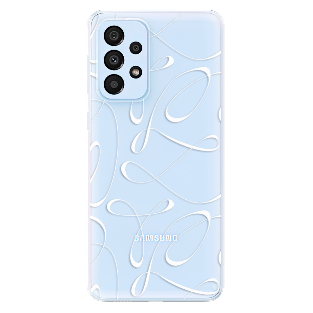 Odolné silikónové puzdro iSaprio - Fancy - white - Samsung Galaxy A33 5G