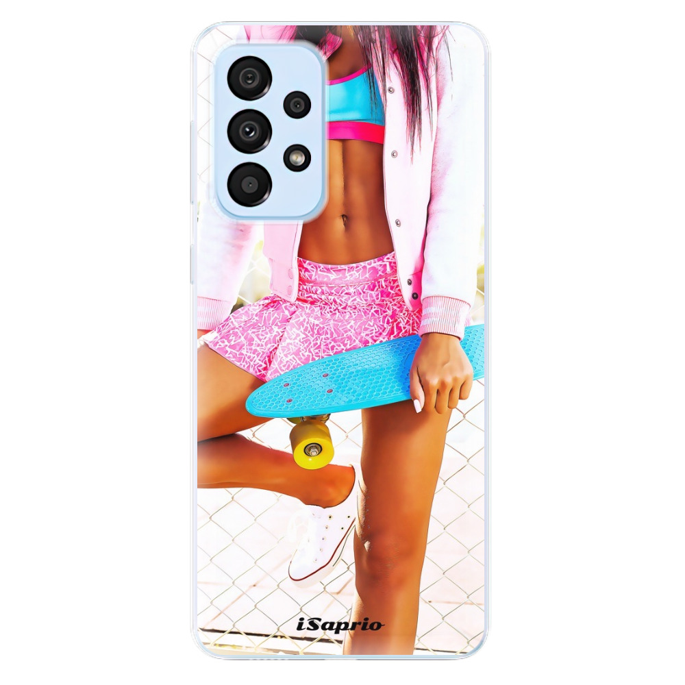 Odolné silikónové puzdro iSaprio - Skate girl 01 - Samsung Galaxy A33 5G