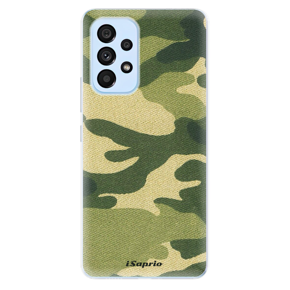 Odolné silikónové puzdro iSaprio - Green Camuflage 01 - Samsung Galaxy A53 5G