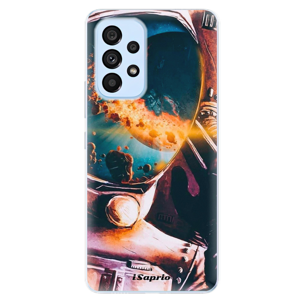 Odolné silikónové puzdro iSaprio - Astronaut 01 - Samsung Galaxy A53 5G