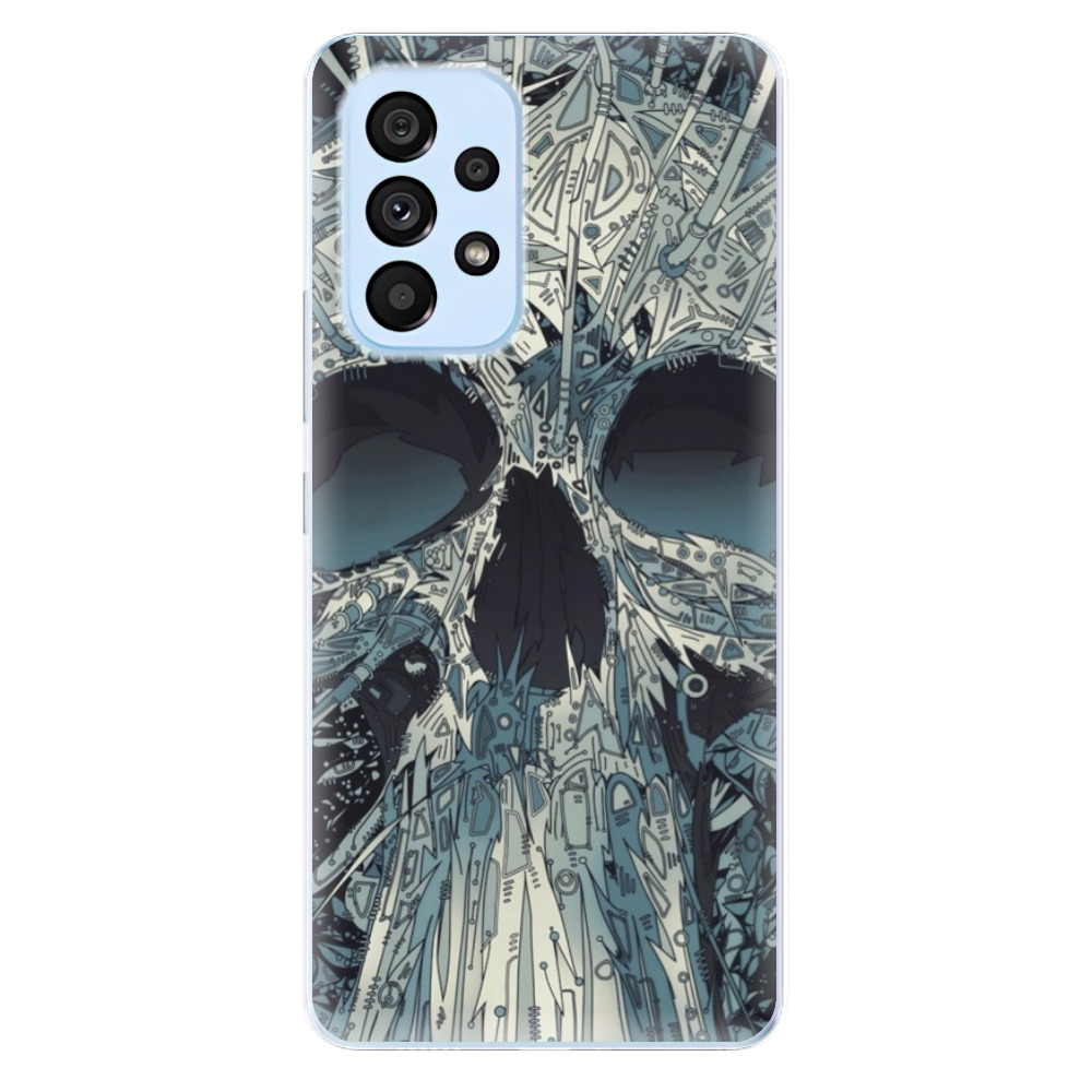 Odolné silikónové puzdro iSaprio - Abstract Skull - Samsung Galaxy A53 5G