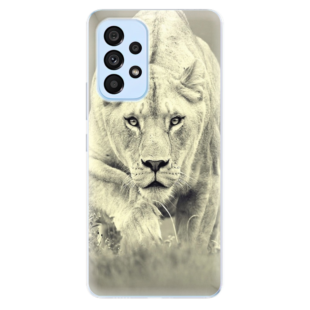 Odolné silikónové puzdro iSaprio - Lioness 01 - Samsung Galaxy A53 5G
