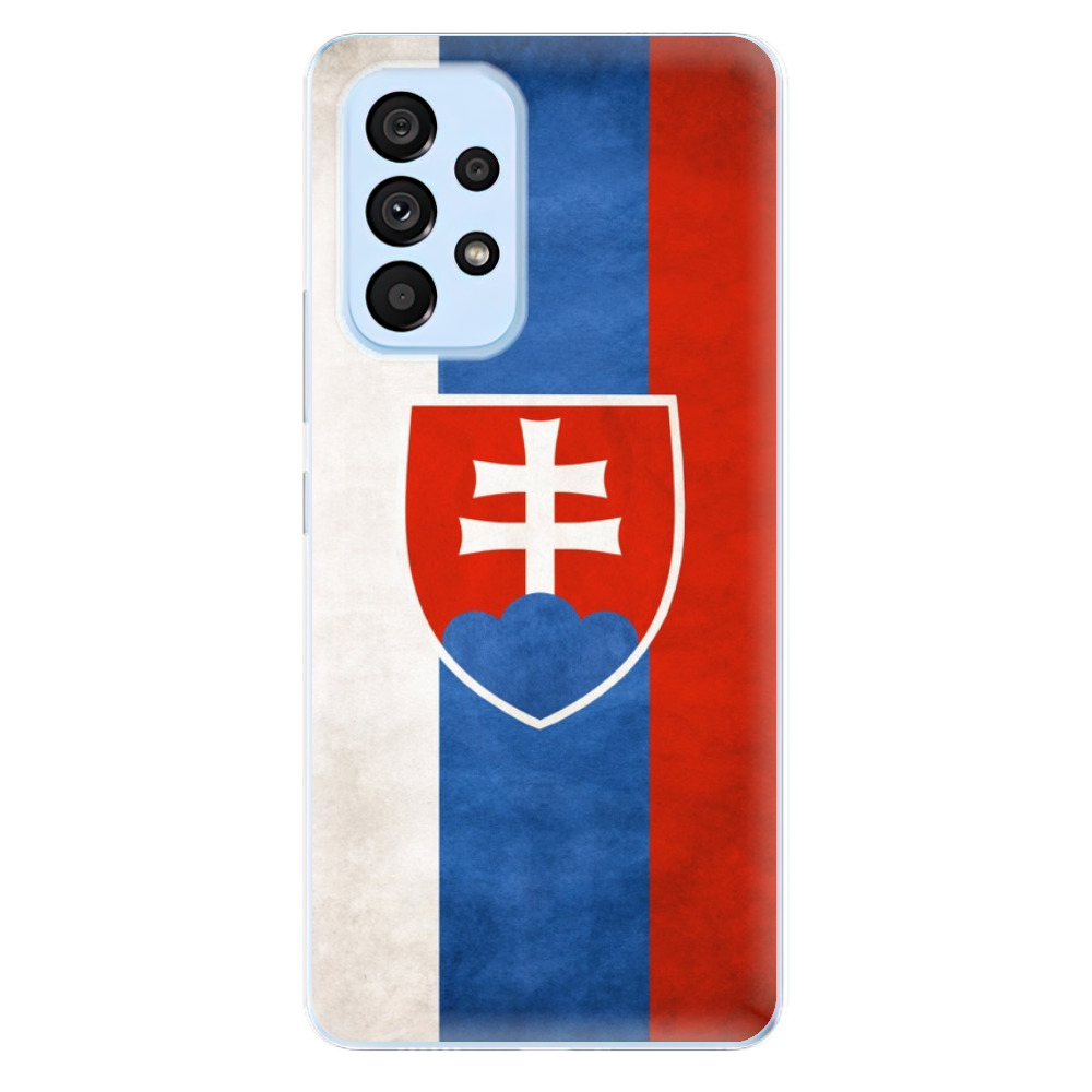 Odolné silikónové puzdro iSaprio - Slovakia Flag - Samsung Galaxy A53 5G
