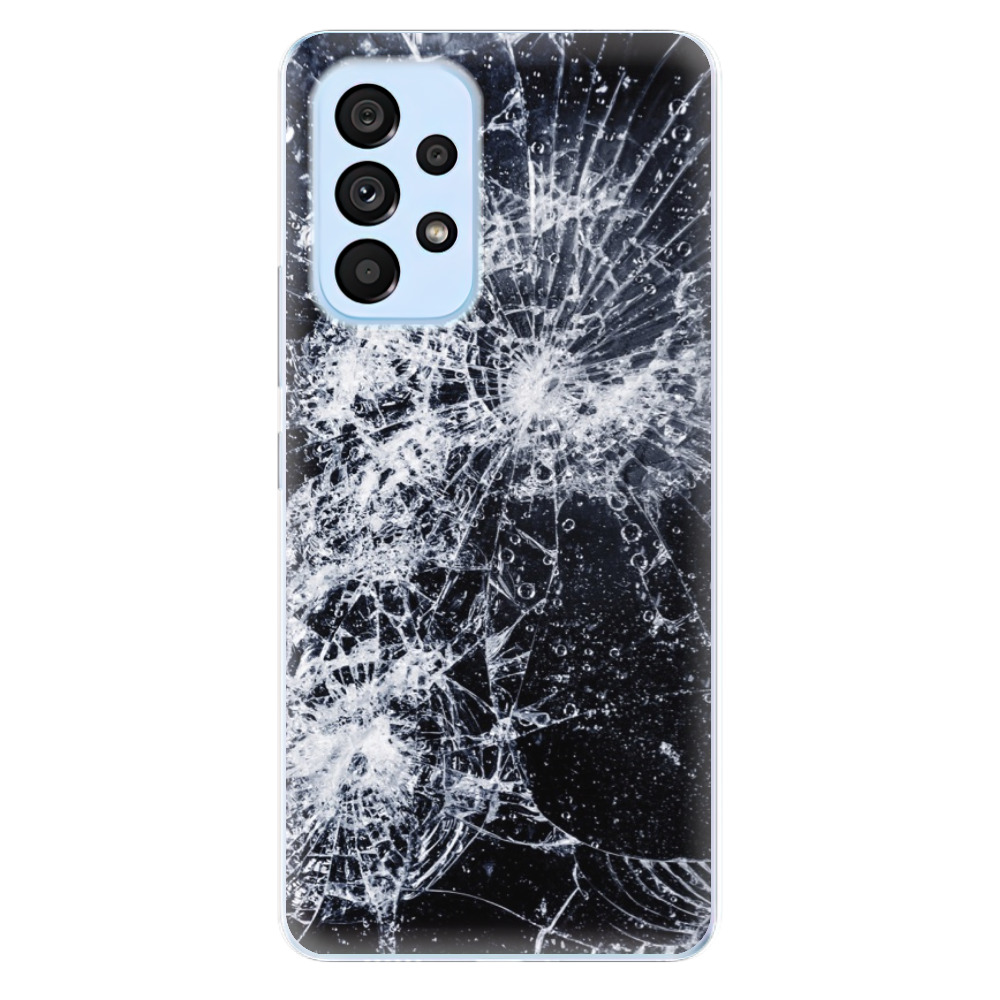Odolné silikónové puzdro iSaprio - Cracked - Samsung Galaxy A53 5G