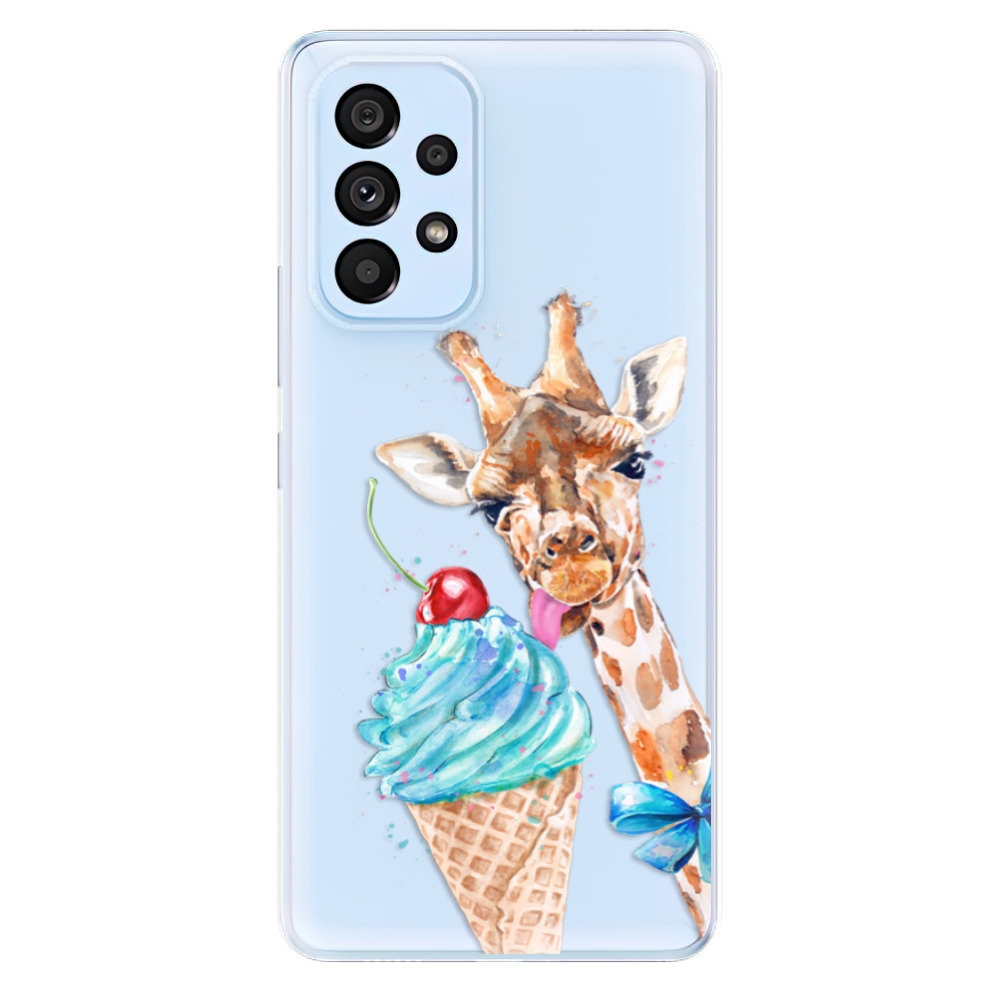 Odolné silikónové puzdro iSaprio - Love Ice-Cream - Samsung Galaxy A53 5G