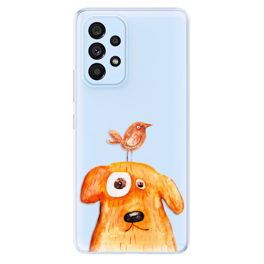 Odolné silikónové puzdro iSaprio - Dog And Bird - Samsung Galaxy A53 5G