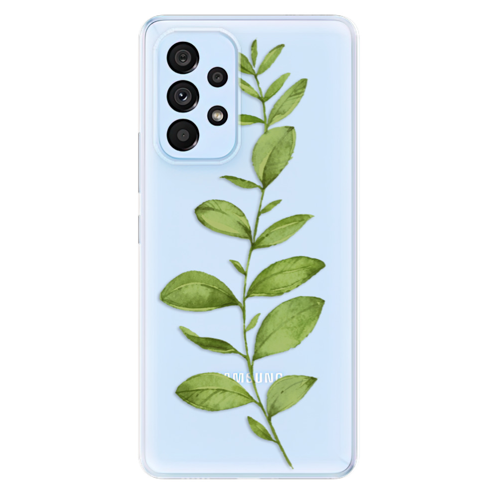 Odolné silikónové puzdro iSaprio - Green Plant 01 - Samsung Galaxy A53 5G