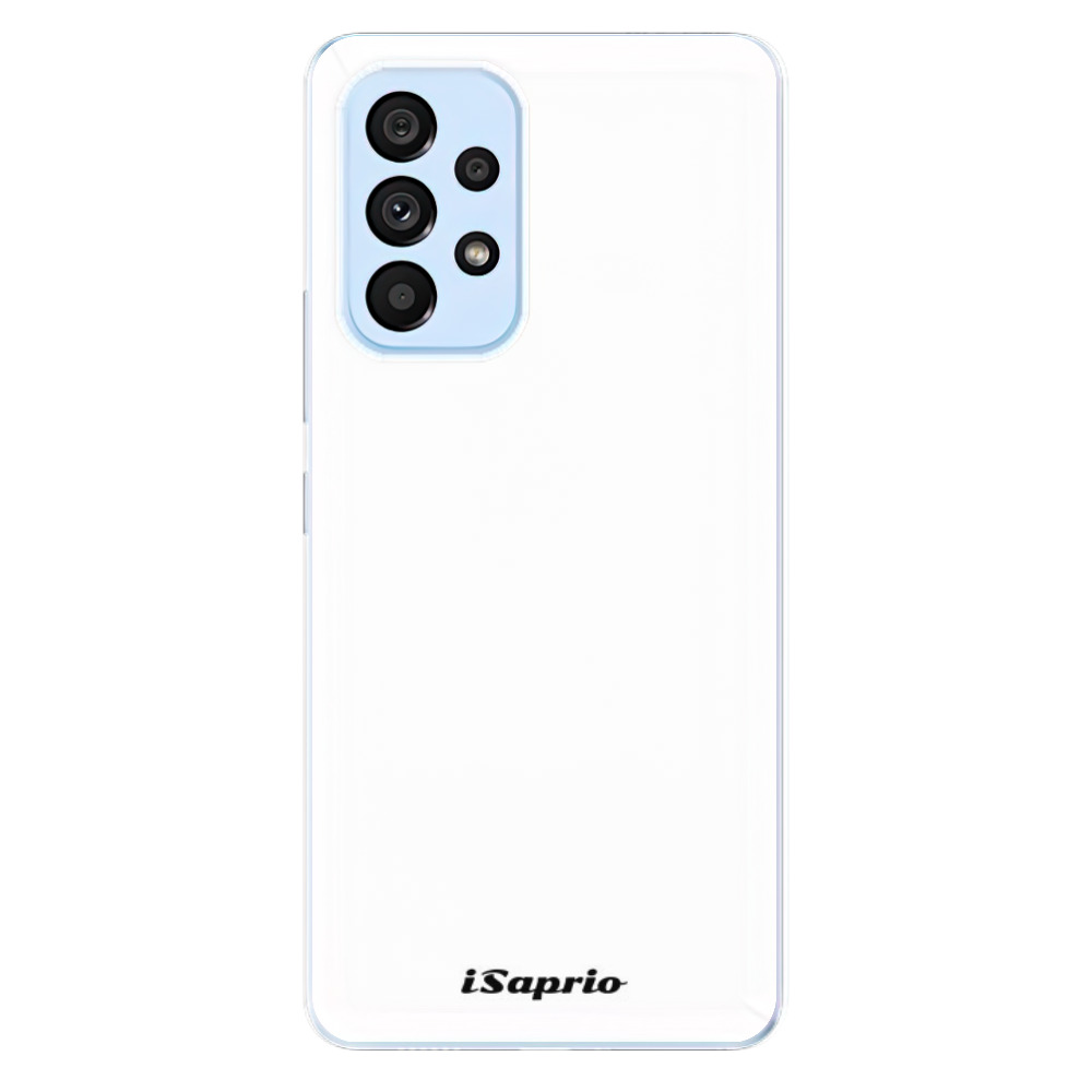 Odolné silikónové puzdro iSaprio - 4Pure - bílý - Samsung Galaxy A53 5G