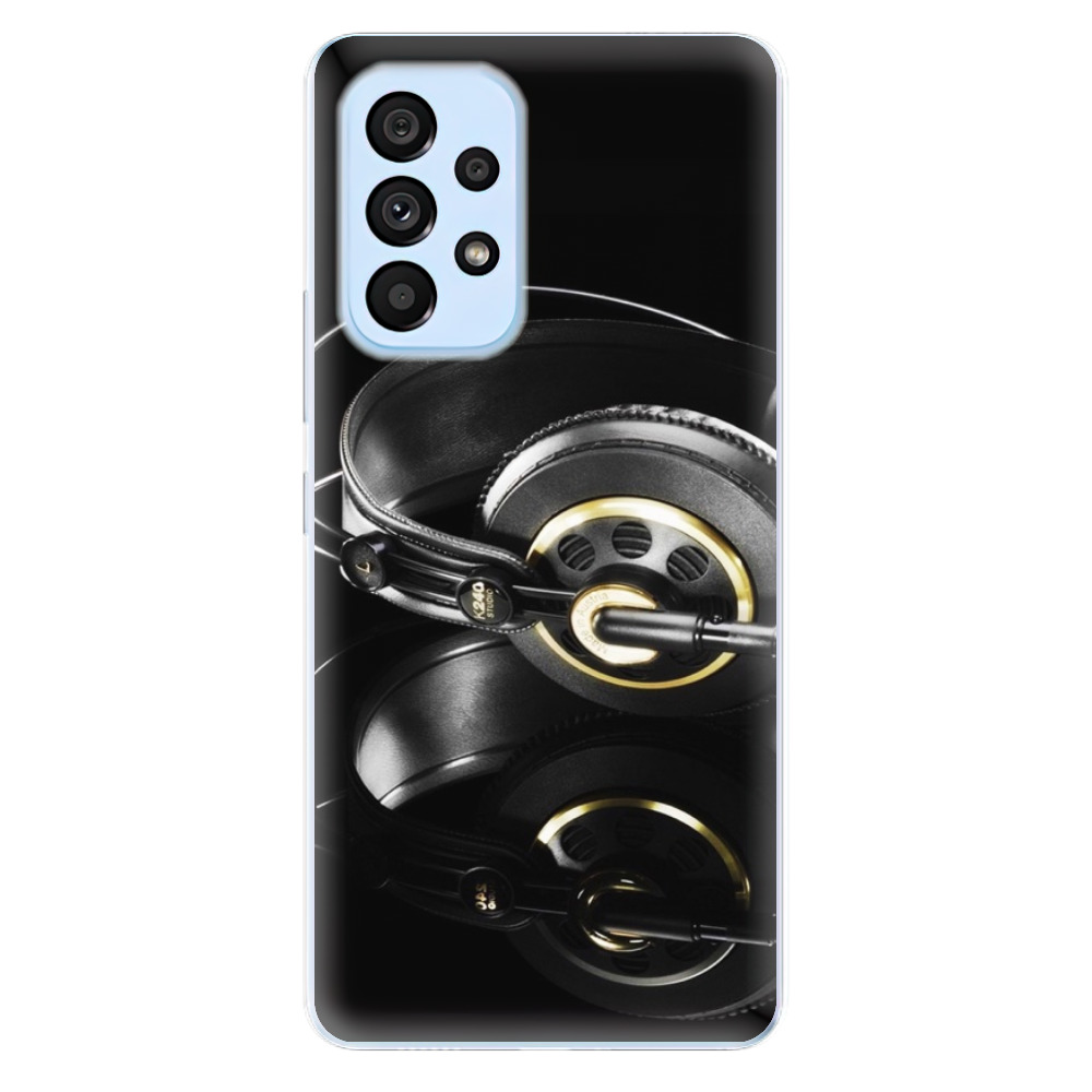 Odolné silikónové puzdro iSaprio - Headphones 02 - Samsung Galaxy A73 5G