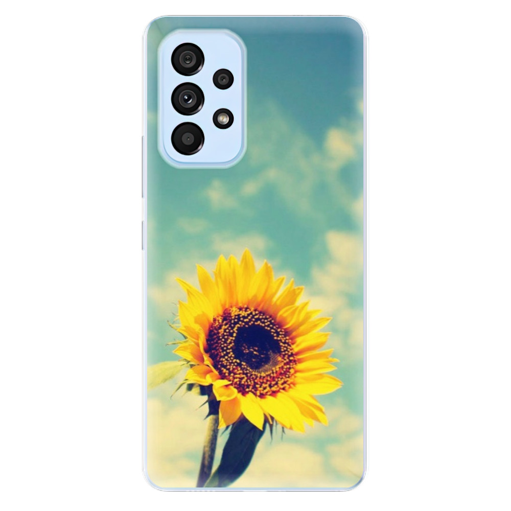 Odolné silikónové puzdro iSaprio - Sunflower 01 - Samsung Galaxy A73 5G