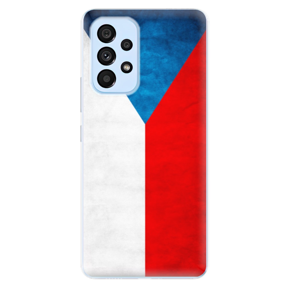 Odolné silikónové puzdro iSaprio - Czech Flag - Samsung Galaxy A73 5G