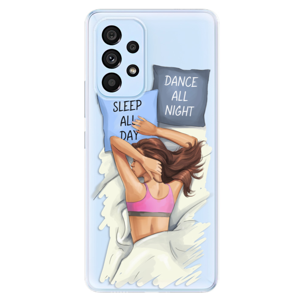 Odolné silikónové puzdro iSaprio - Dance and Sleep - Samsung Galaxy A73 5G