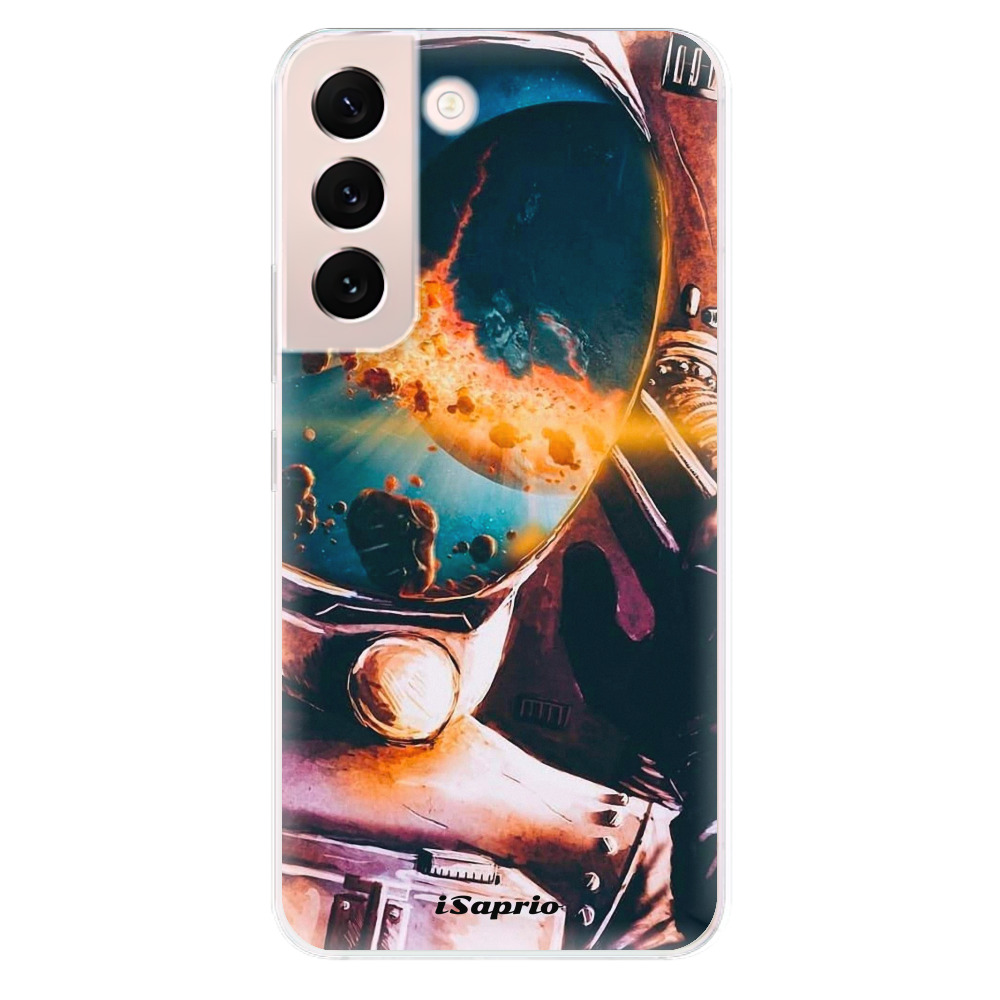 Odolné silikónové puzdro iSaprio - Astronaut 01 - Samsung Galaxy S22 5G