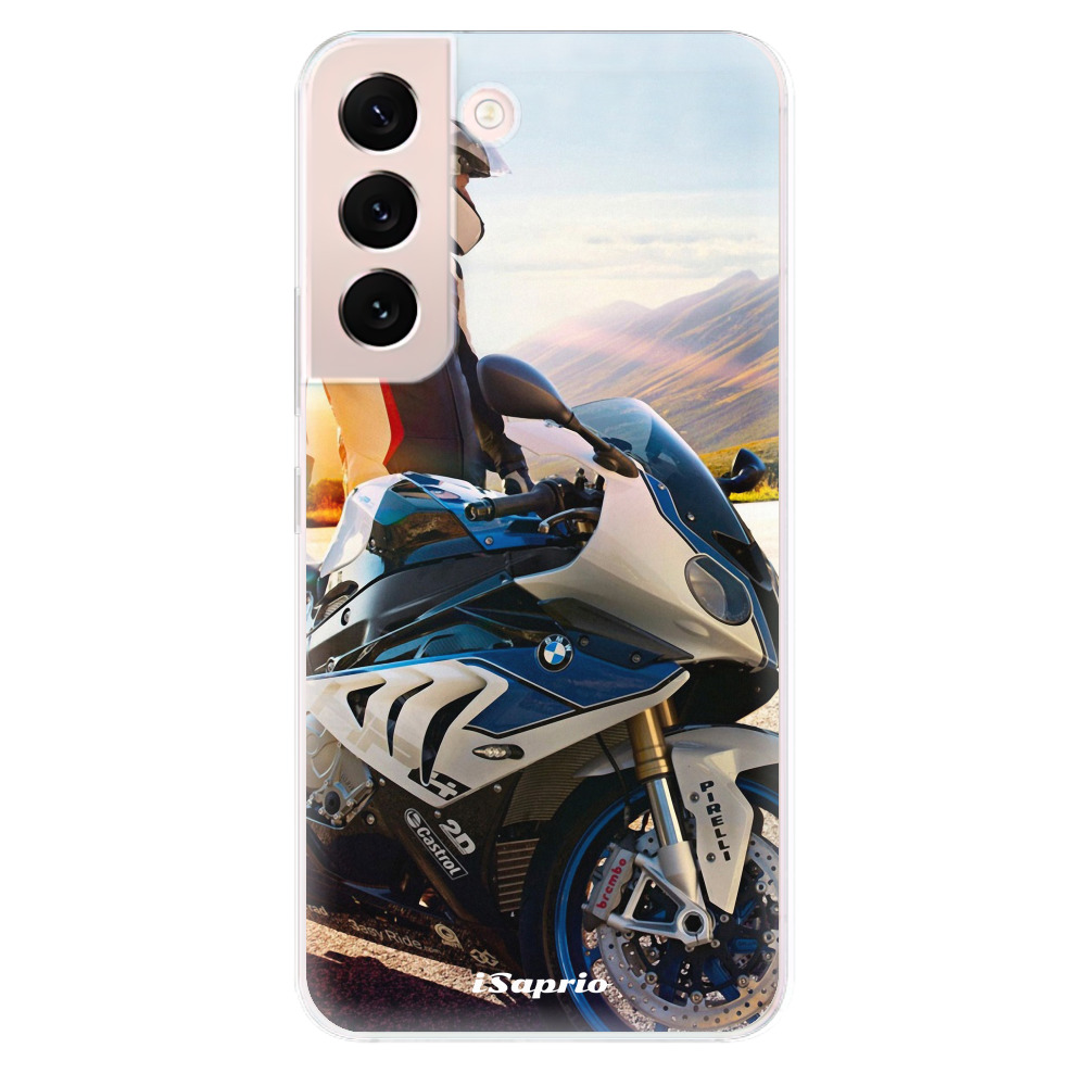 Odolné silikónové puzdro iSaprio - Motorcycle 10 - Samsung Galaxy S22 5G