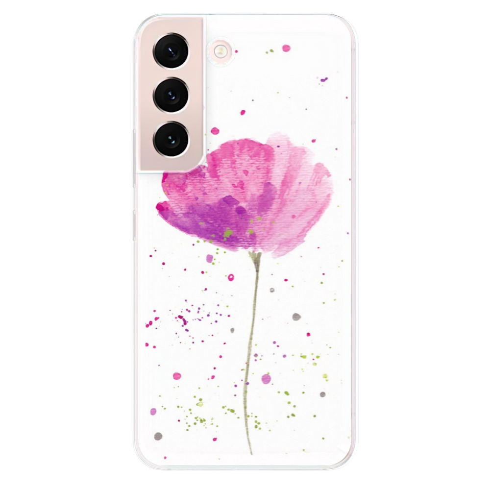 Odolné silikónové puzdro iSaprio - Poppies - Samsung Galaxy S22 5G