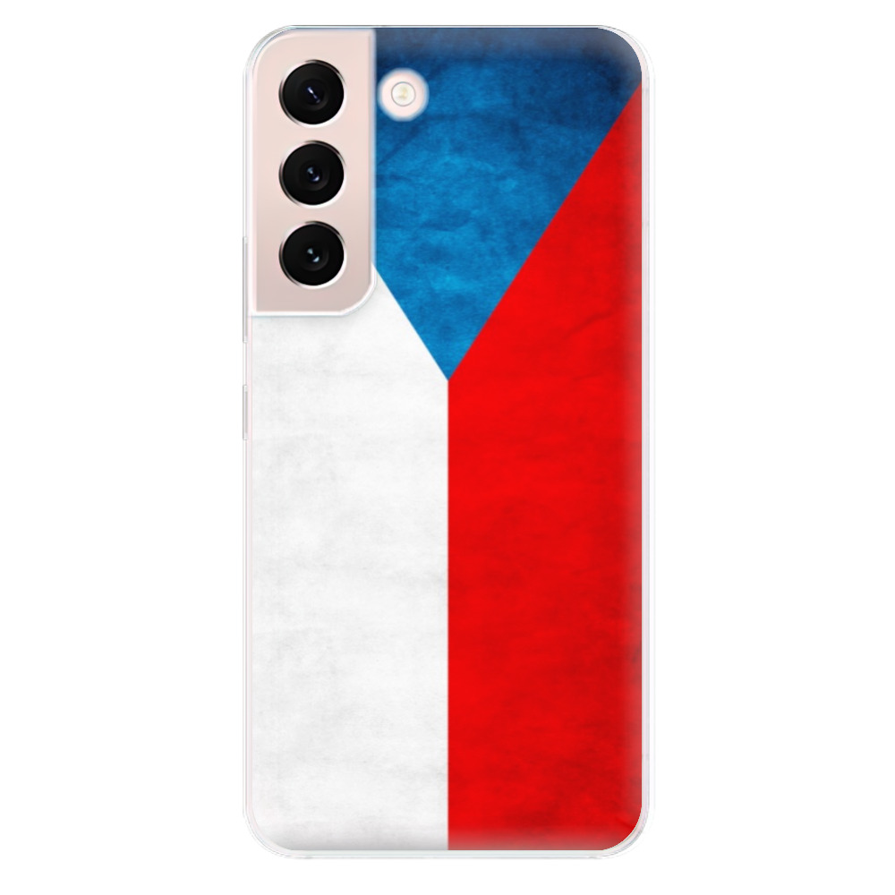 Odolné silikónové puzdro iSaprio - Czech Flag - Samsung Galaxy S22 5G