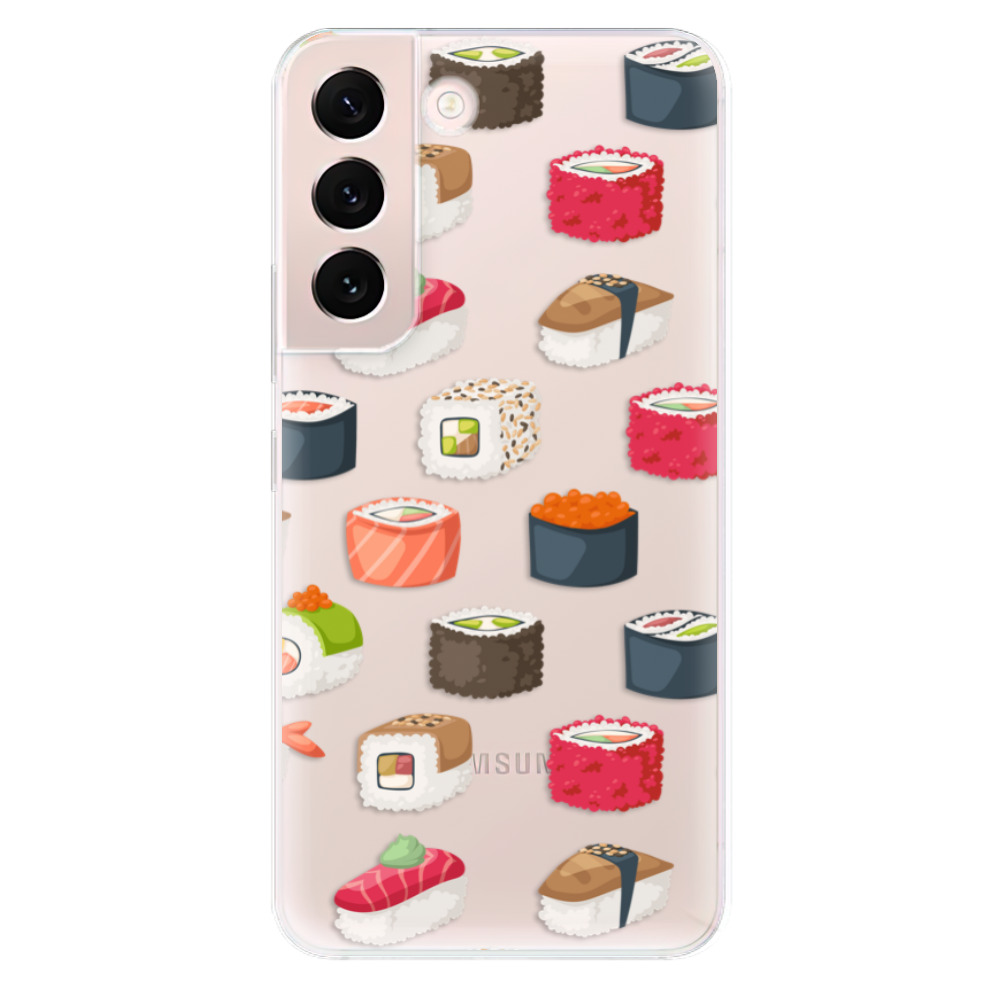 Odolné silikónové puzdro iSaprio - Sushi Pattern - Samsung Galaxy S22 5G
