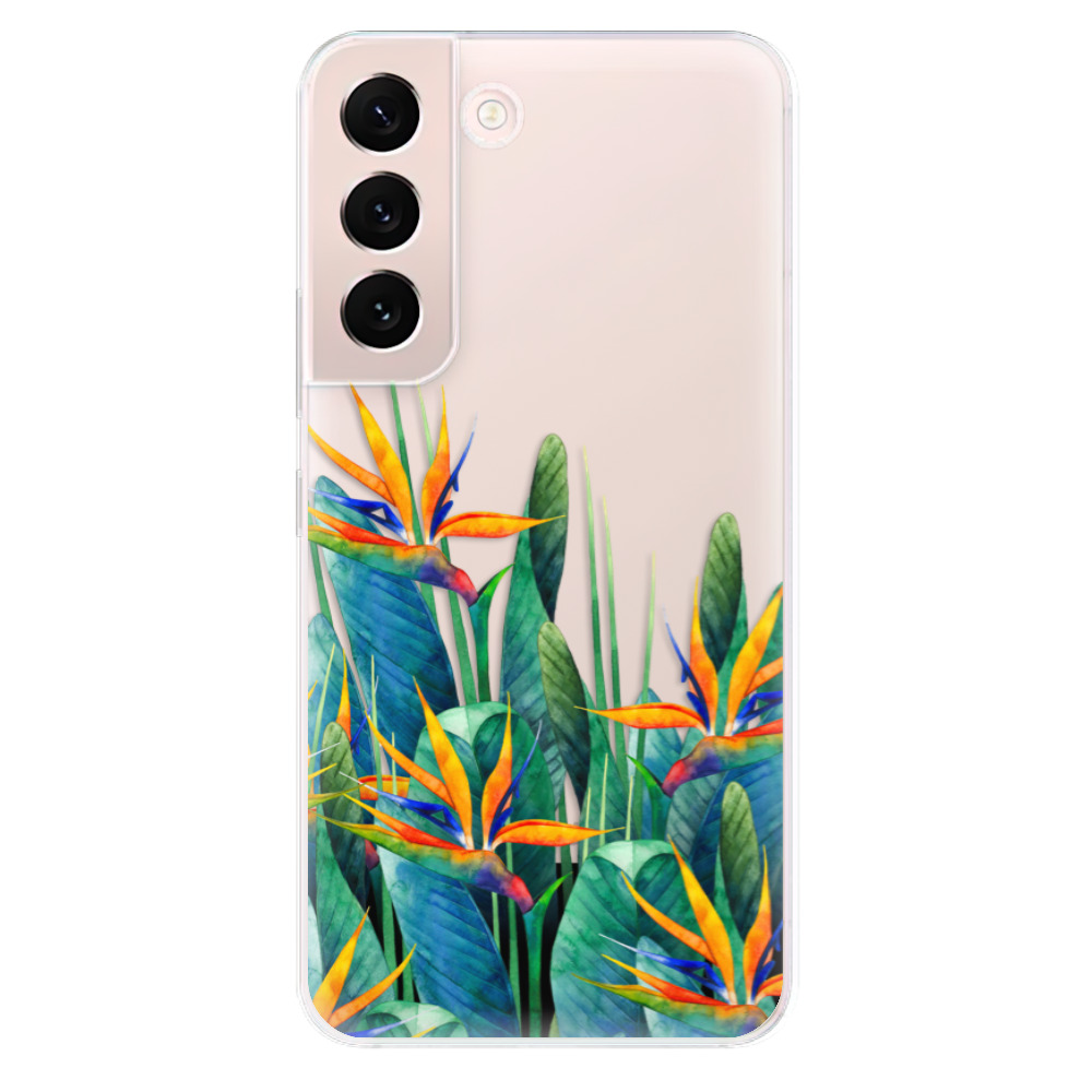 Odolné silikónové puzdro iSaprio - Exotic Flowers - Samsung Galaxy S22 5G
