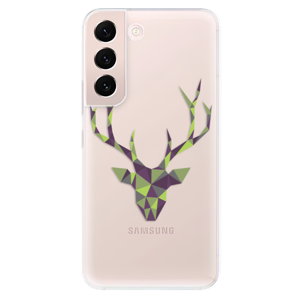 Odolné silikónové puzdro iSaprio - Deer Green - Samsung Galaxy S22 5G