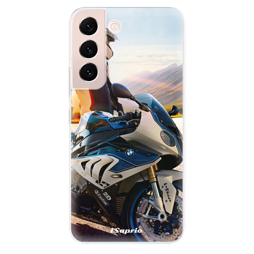 Odolné silikónové puzdro iSaprio - Motorcycle 10 - Samsung Galaxy S22+ 5G