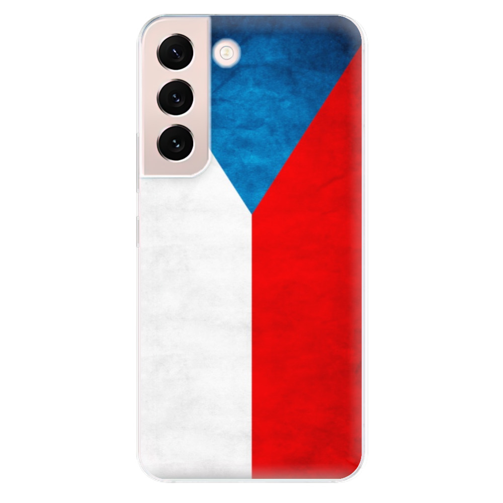 Odolné silikónové puzdro iSaprio - Czech Flag - Samsung Galaxy S22+ 5G