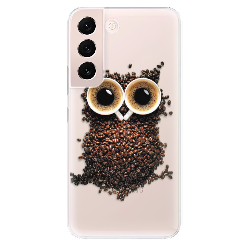 Odolné silikónové puzdro iSaprio - Owl And Coffee - Samsung Galaxy S22+ 5G