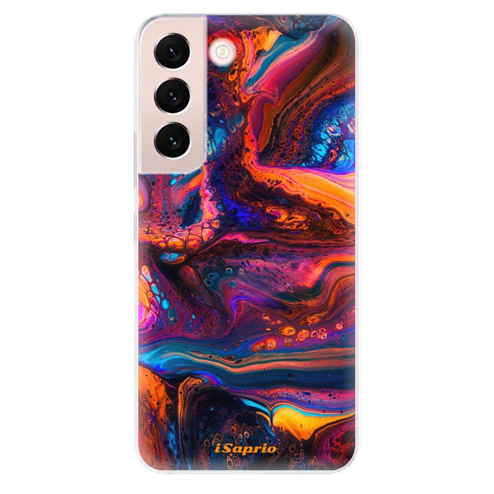 Odolné silikónové puzdro iSaprio - Abstract Paint 02 - Samsung Galaxy S22+ 5G