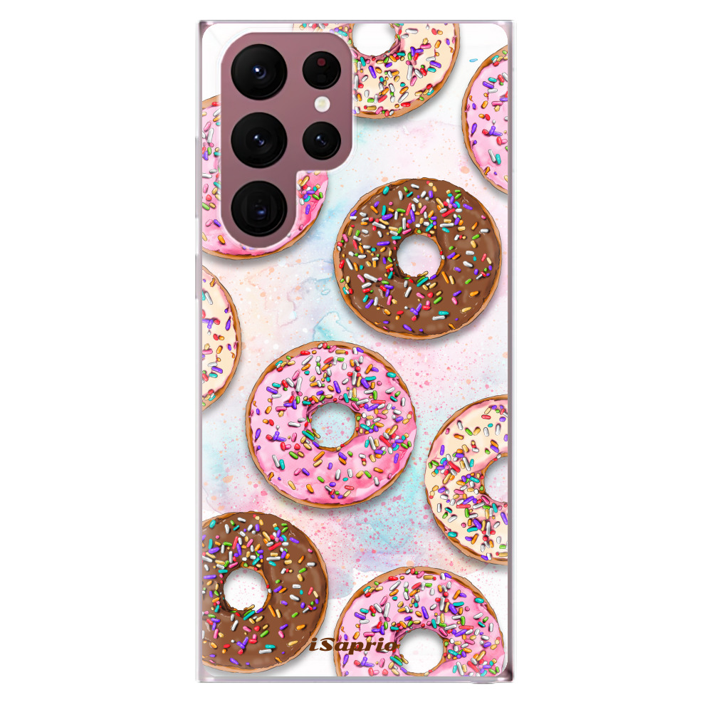 Odolné silikónové puzdro iSaprio - Donuts 11 - Samsung Galaxy S22 Ultra 5G