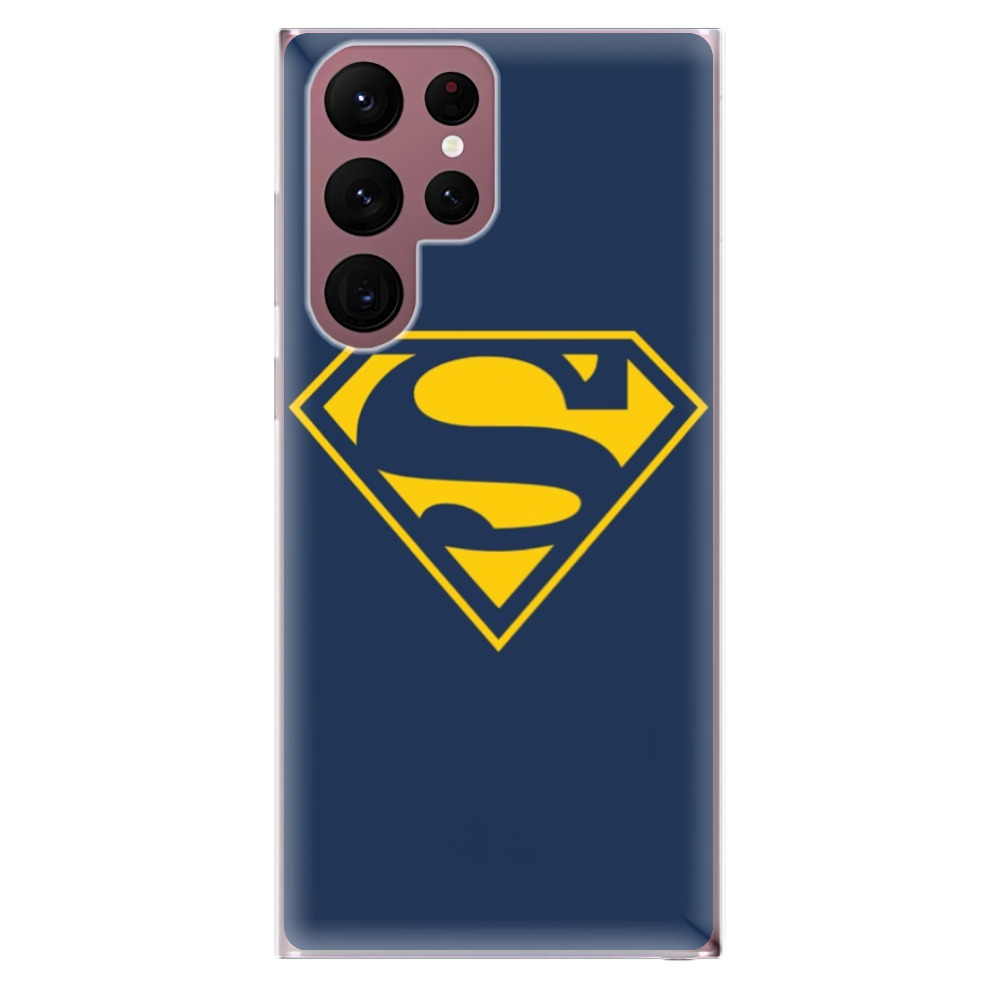 Odolné silikónové puzdro iSaprio - Superman 03 - Samsung Galaxy S22 Ultra 5G