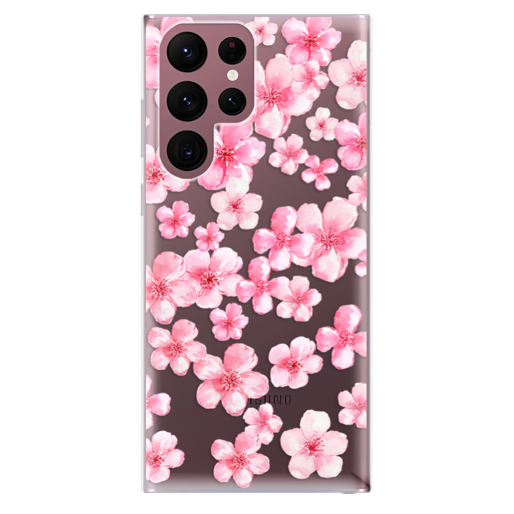 Odolné silikónové puzdro iSaprio - Flower Pattern 05 - Samsung Galaxy S22 Ultra 5G