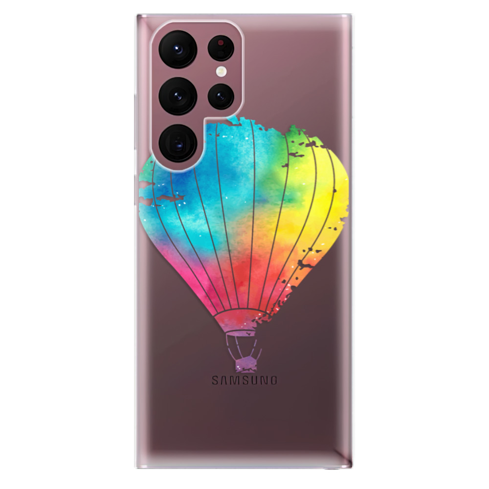 Odolné silikónové puzdro iSaprio - Flying Baloon 01 - Samsung Galaxy S22 Ultra 5G