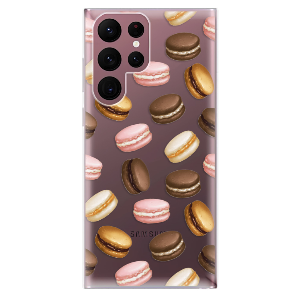 Odolné silikónové puzdro iSaprio - Macaron Pattern - Samsung Galaxy S22 Ultra 5G