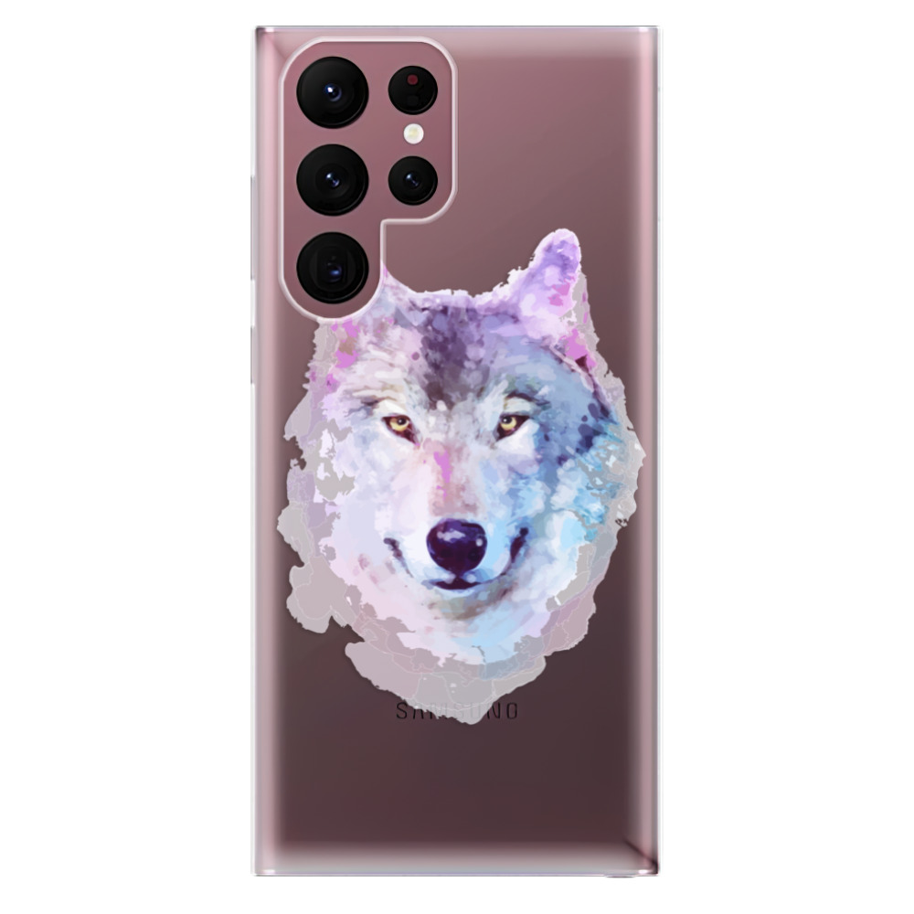 Odolné silikónové puzdro iSaprio - Wolf 01 - Samsung Galaxy S22 Ultra 5G