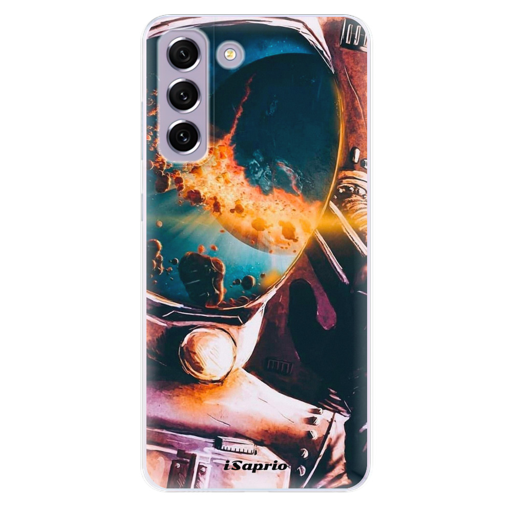 Odolné silikónové puzdro iSaprio - Astronaut 01 - Samsung Galaxy S21 FE 5G