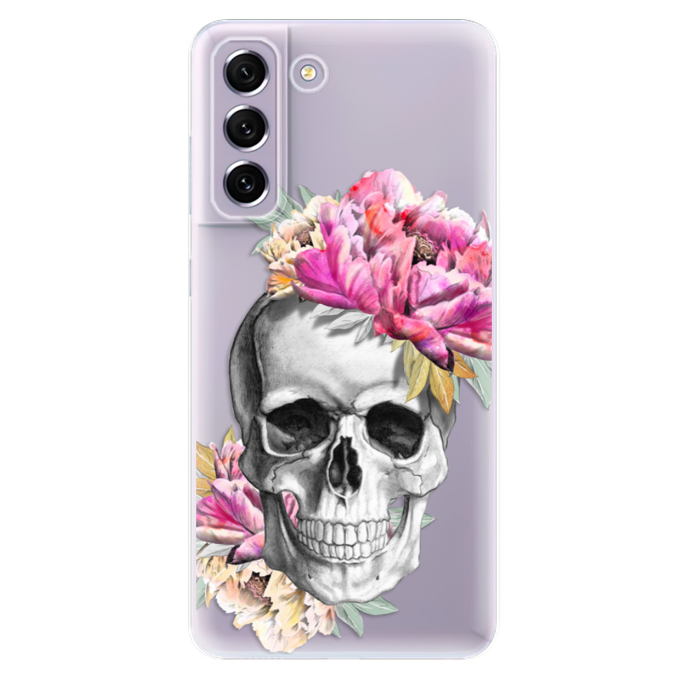 Odolné silikónové puzdro iSaprio - Pretty Skull - Samsung Galaxy S21 FE 5G