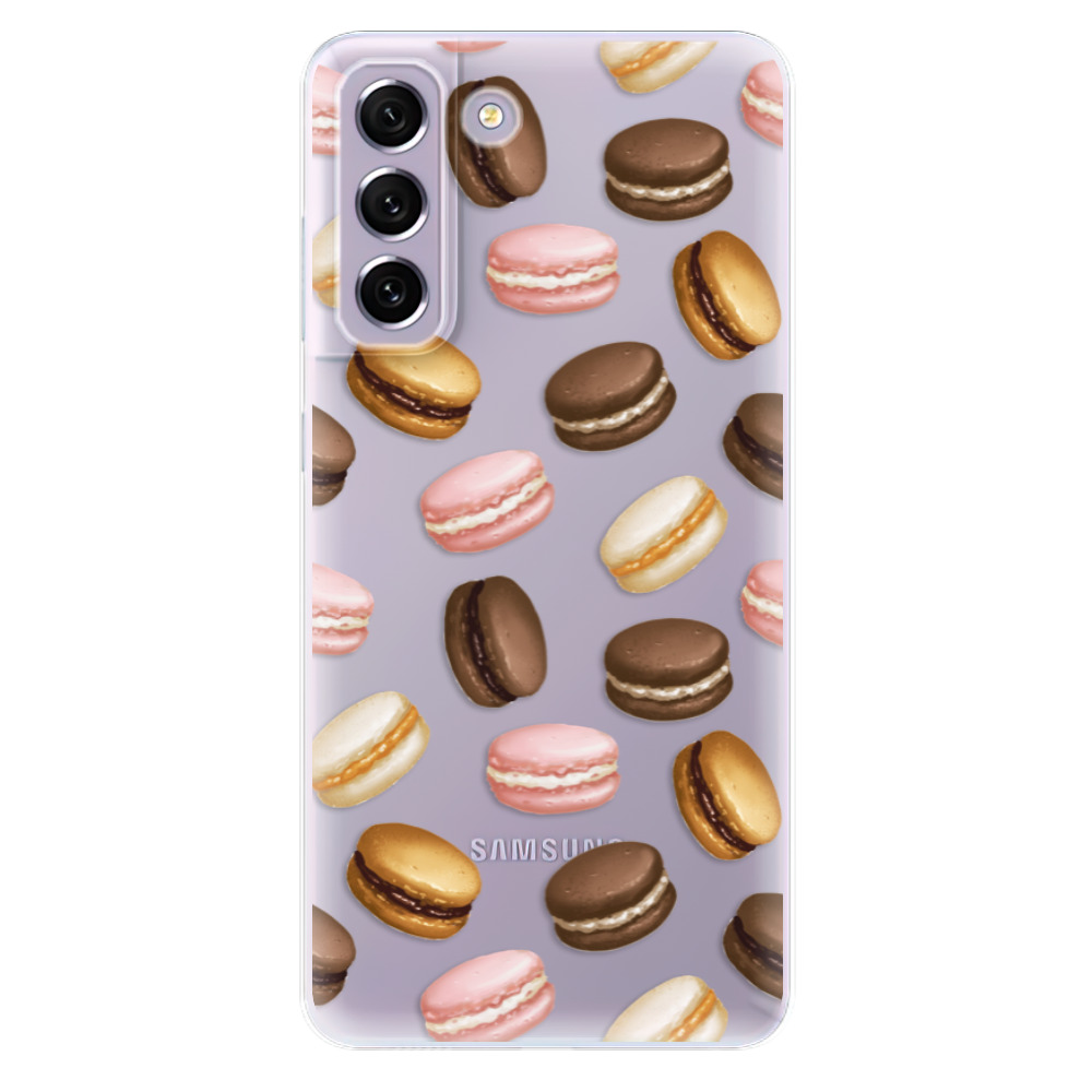 Odolné silikónové puzdro iSaprio - Macaron Pattern - Samsung Galaxy S21 FE 5G