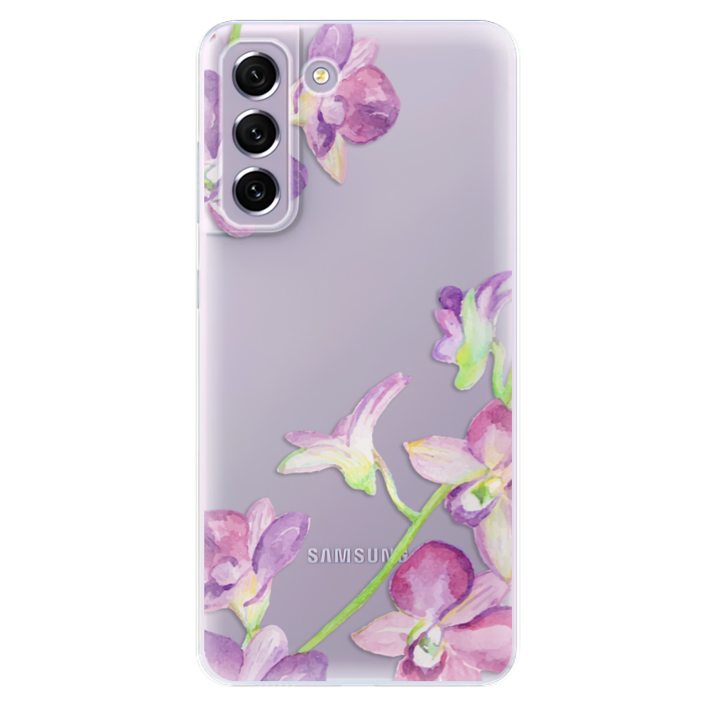 Odolné silikónové puzdro iSaprio - Purple Orchid - Samsung Galaxy S21 FE 5G